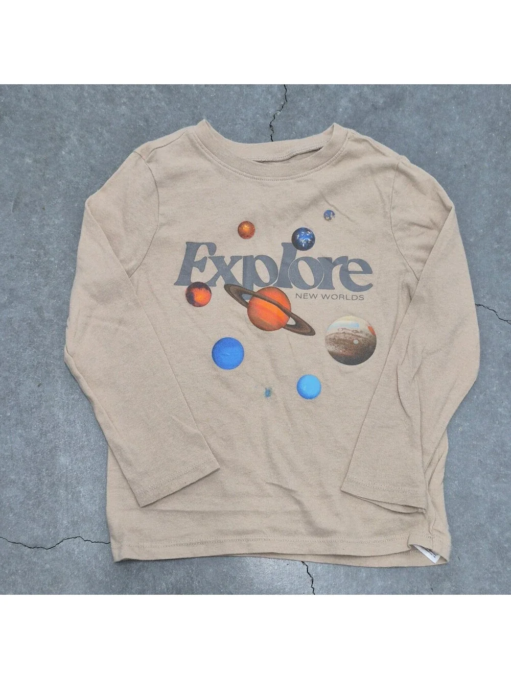 Old Navy Explore Space Kids Long Sleeve T Shirt